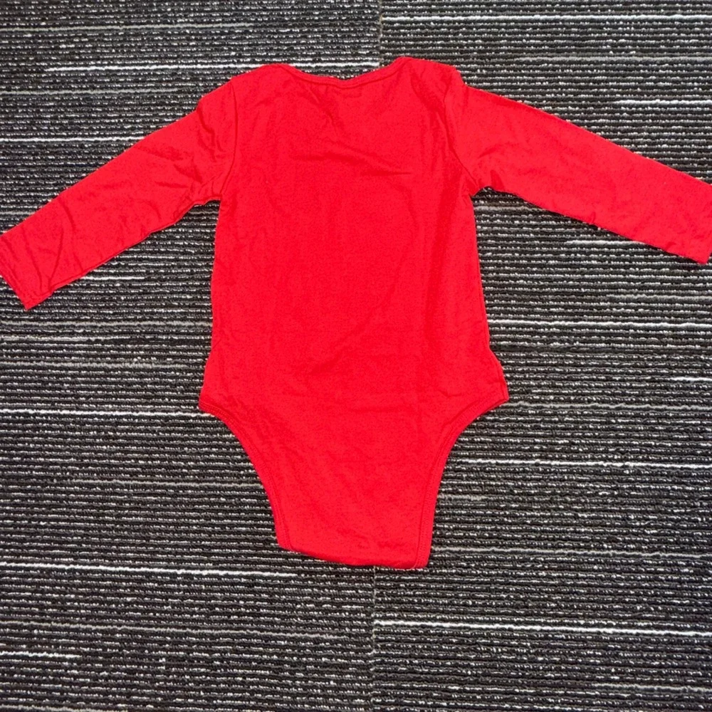 My First Christmas Outfit Kids 18-24M Santa Bodysuit Striped Pants Set